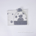 winter knitted hat and scarf for baby